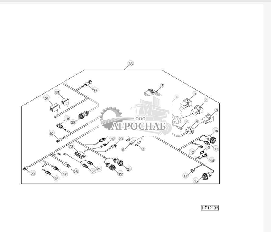 LH Main Wiring Harness 